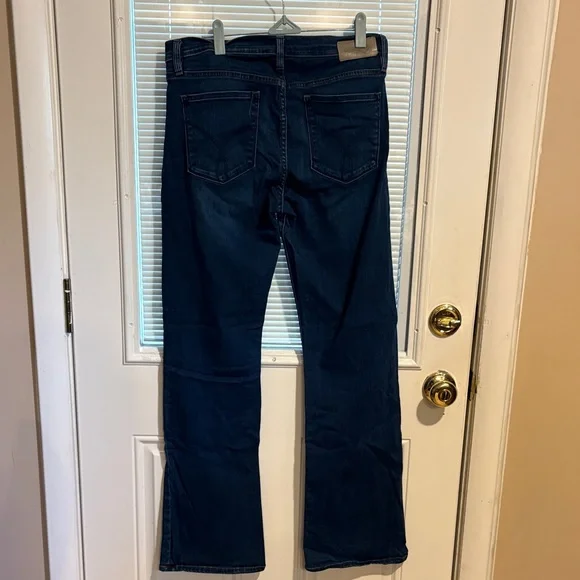 Calvin Klein Women's Dark Blue Boot Cut Jeans size 32W 32L - Picture 2 of 7